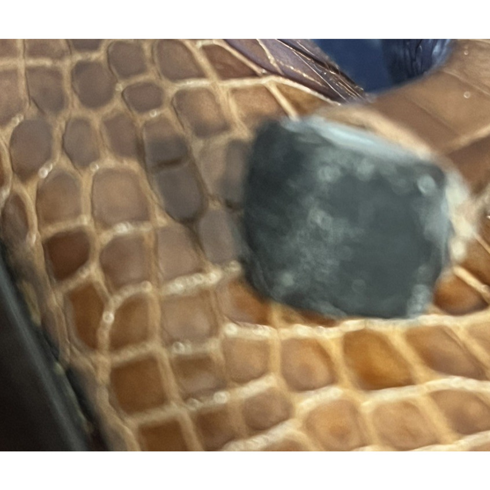 Stuart Weitzman Pumps Heels 7.5N Leather Crocodile Brown Ombre Pointy Toe Work - Picture 8 of 12
